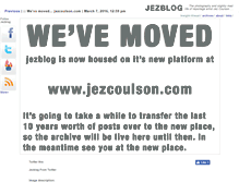 Tablet Screenshot of jezblog.com
